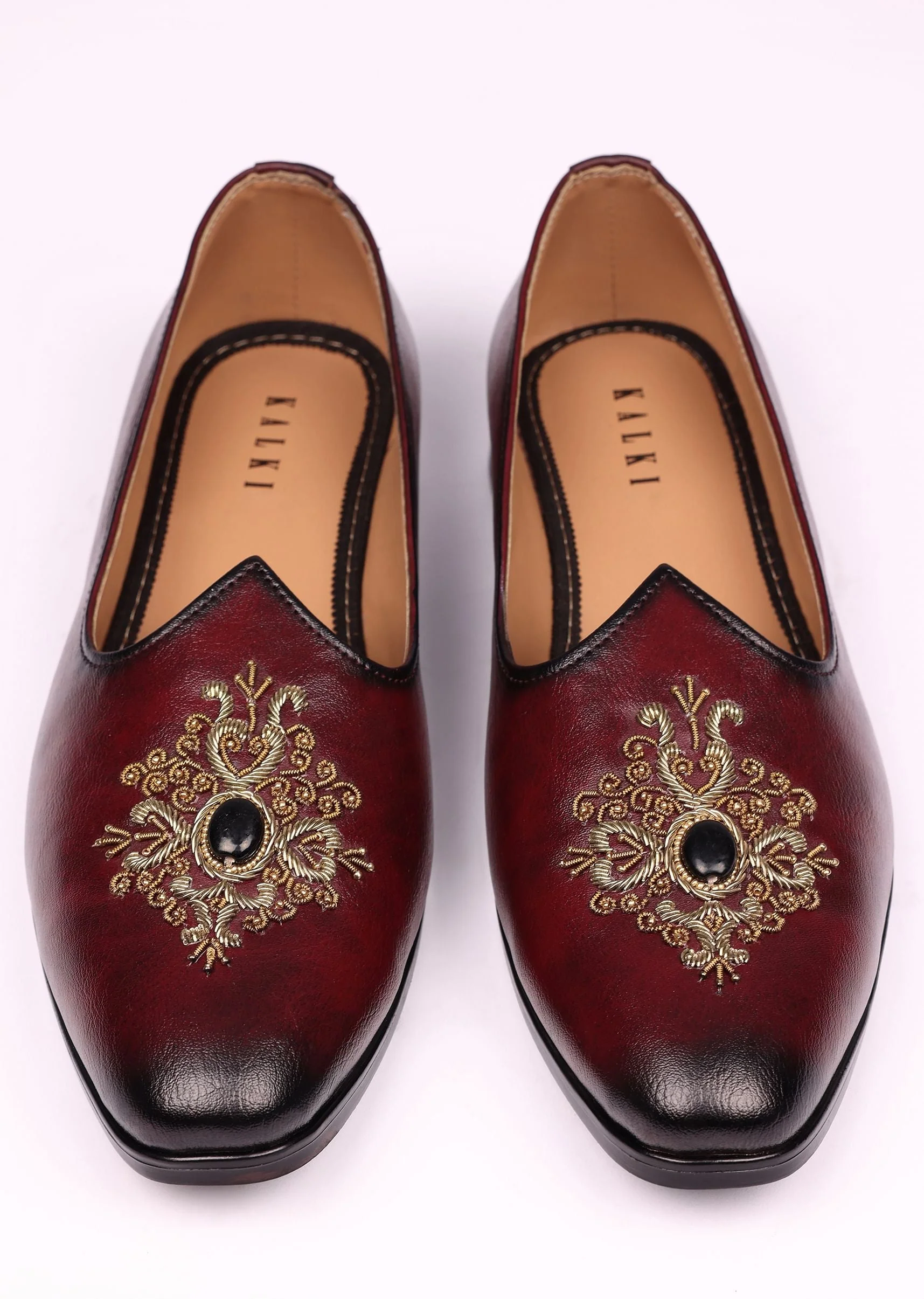Wine Handwork Jutti For Men