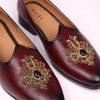 Wine Handwork Jutti For Men