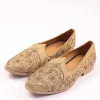 11397-gold-raw-silk-zardozi-embroidered-juttis-1.webp Gold Raw Silk Zardozi Embroidered Juttis