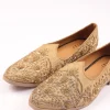 11397-gold-raw-silk-zardozi-embroidered-juttis-2.webp Gold Raw Silk Zardozi Embroidered Juttis