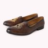 Brown Embroidered Juttis