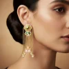 1141-gold-and-green-anti-tarnish-kundan-earrings-with-cz-diamond-1.webp Gold and Green Anti Tarnish Kundan Earrings with CZ Diamond