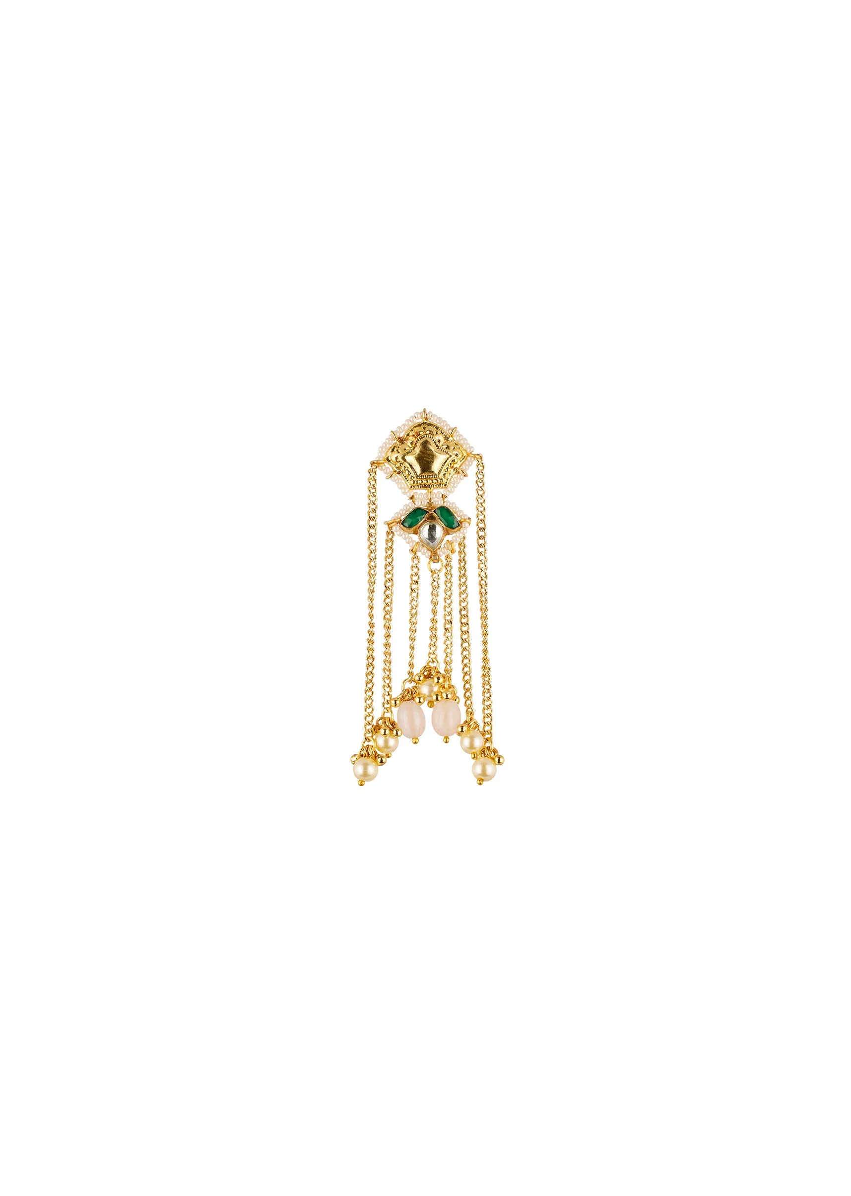 1141-gold-and-green-anti-tarnish-kundan-earrings-with-cz-diamond-3.webp Gold and Green Anti Tarnish Kundan Earrings with CZ Diamond