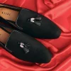 Black Juttis With Tassel Detailing