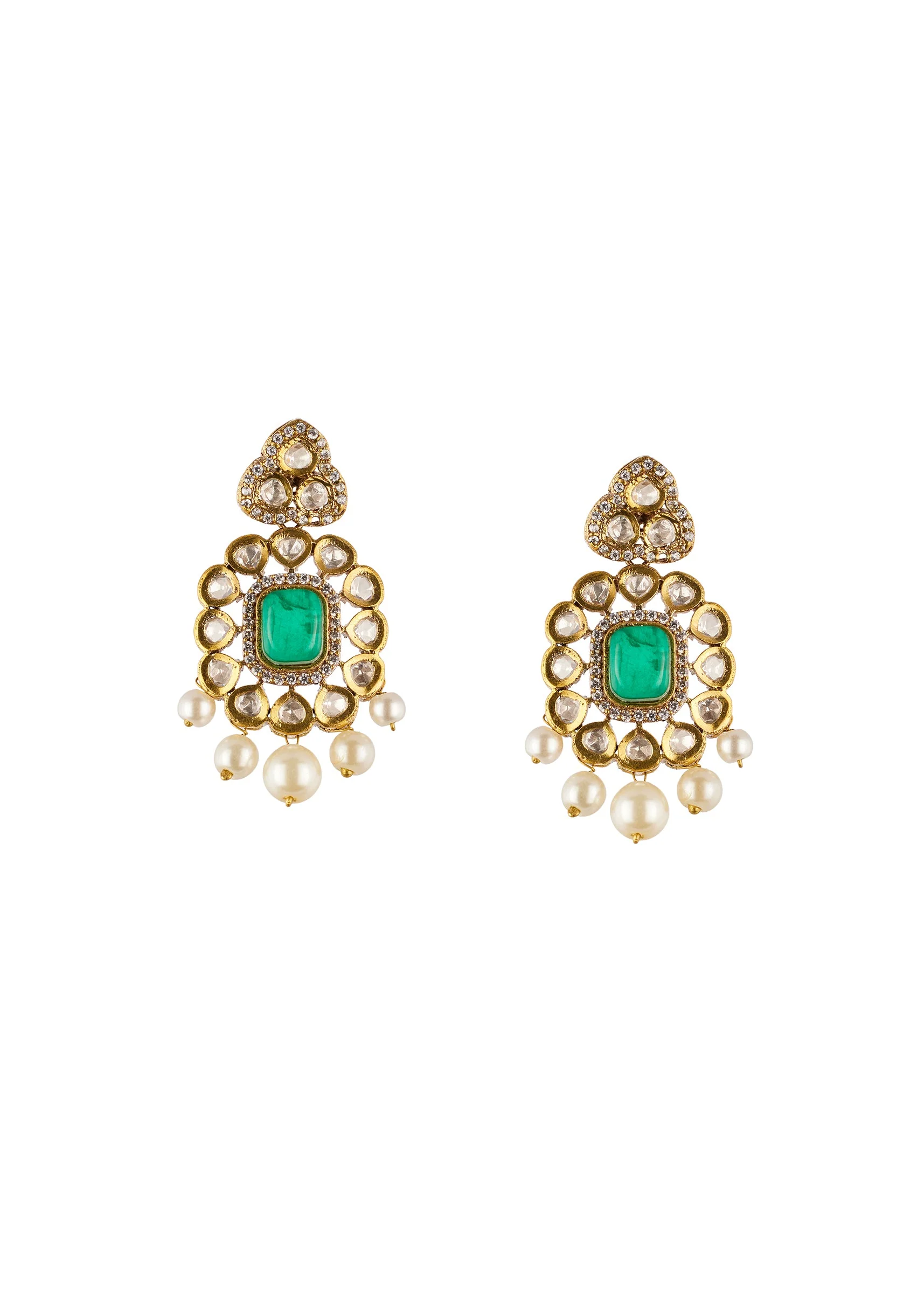 1142-green-traditional-kundan-polki-necklace-set-with-faux-beads-and-stones-3.webp Green Traditional Kundan Polki Necklace Set with Faux Beads and Stones