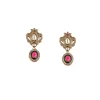 1144-gold-traditional-mordern-polki-necklace-set-with-faux-simulated-coloured-stones-3.webp Gold Traditional Mordern Polki Necklace Set with Faux Simulated Coloured Stones