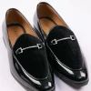 Black Velvet Juttis For Men