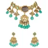 1145-multi-traditional-kundan-chandbali-necklace-set-with-faux-pearl-and-stones-1.webp Multi Traditional Kundan Chandbali Necklace Set with Faux Pearl and Stones
