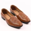 Tan Brown Jutti With Handwork