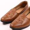 Tan Brown Jutti With Handwork