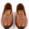 Tan Brown Jutti With Handwork