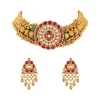 1149-red-and-gold-traditional-kundan-polki-rajwadi-necklace-set-1.webp Red and Gold Traditional Kundan Polki Rajwadi Necklace Set