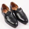 Black Glossy Juttis For Men