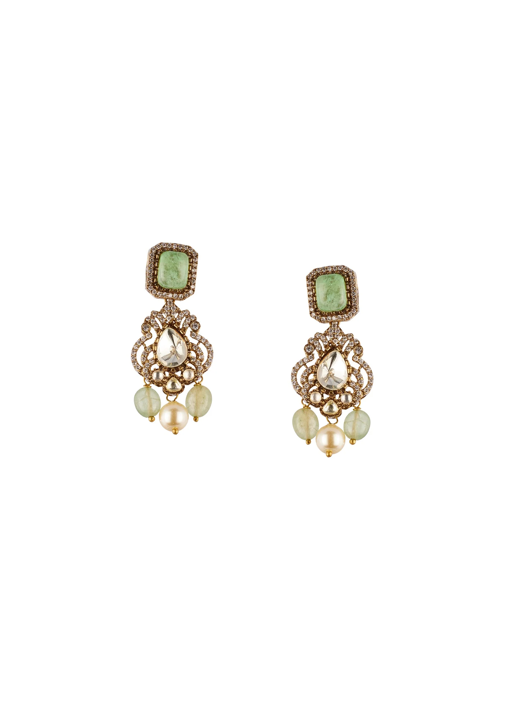 1150-mint-green-traditional-gold-kundan-polki-necklace-set-with-faux-pearl-3.webp Mint Green Traditional Gold Kundan Polki Necklace Set with Faux Pearl