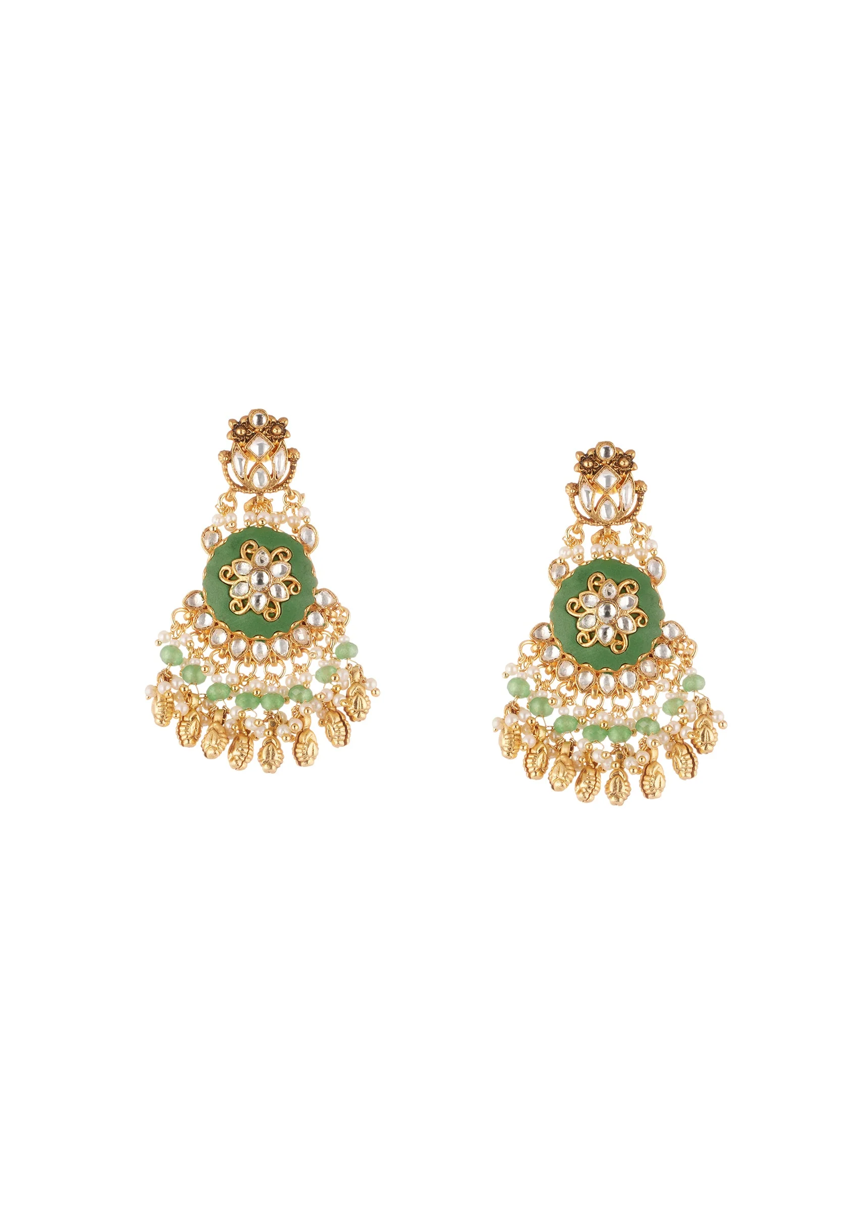 1154-gold-finish-necklace-set-with-kundan-jadau-stones-enamel-and-moti-beads-4.webp Gold Finish Necklace Set With Kundan Jadau Stones Enamel And Moti Beads