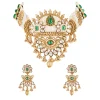 1155-green-white-necklace-set-with-refined-kundan-detail-2.webp Green White Necklace Set With Refined Kundan Detail