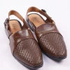 Dark Brown Ethnic Juttis For Men
