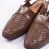 Dark Brown Ethnic Juttis For Men