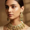 1156-green-gold-necklace-set-with-elegant-kundan-detail-1.webp Green Gold Necklace Set With Elegant Kundan Detail