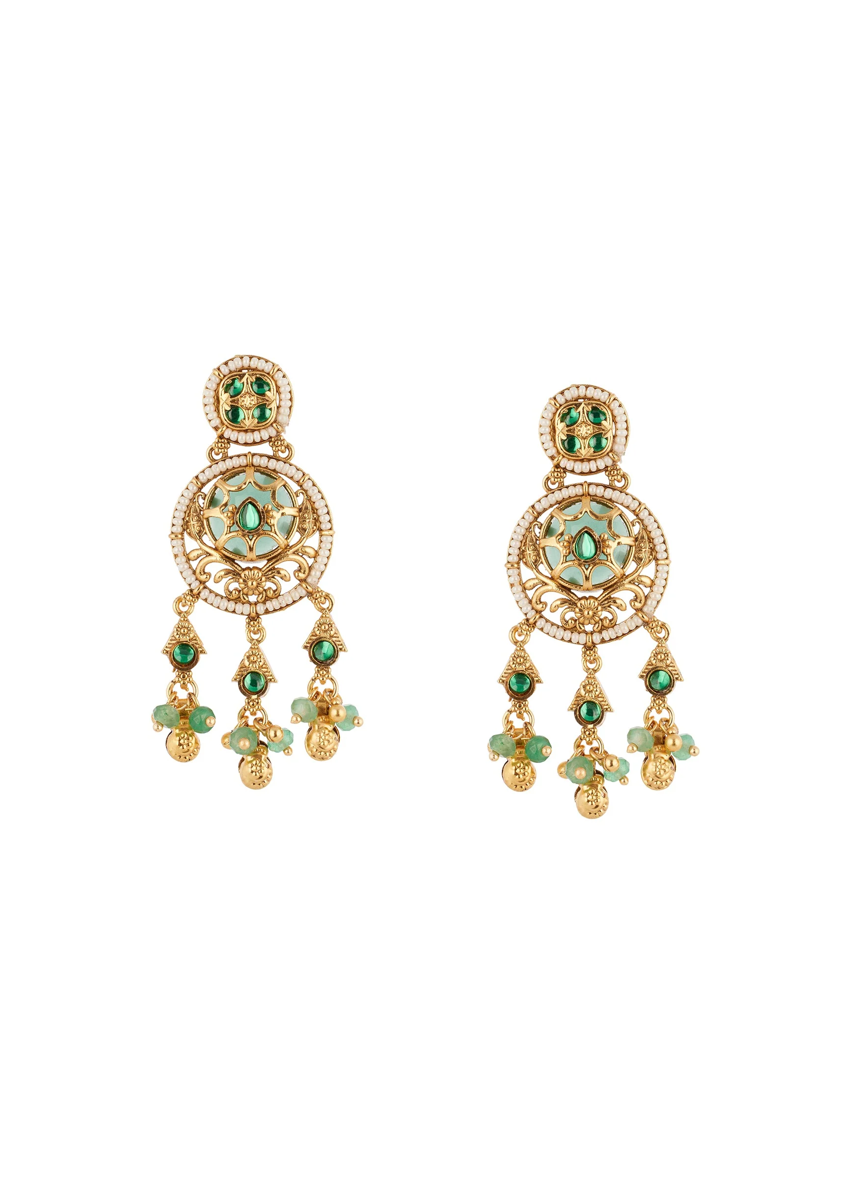1156-green-gold-necklace-set-with-elegant-kundan-detail-4.webp Green Gold Necklace Set With Elegant Kundan Detail