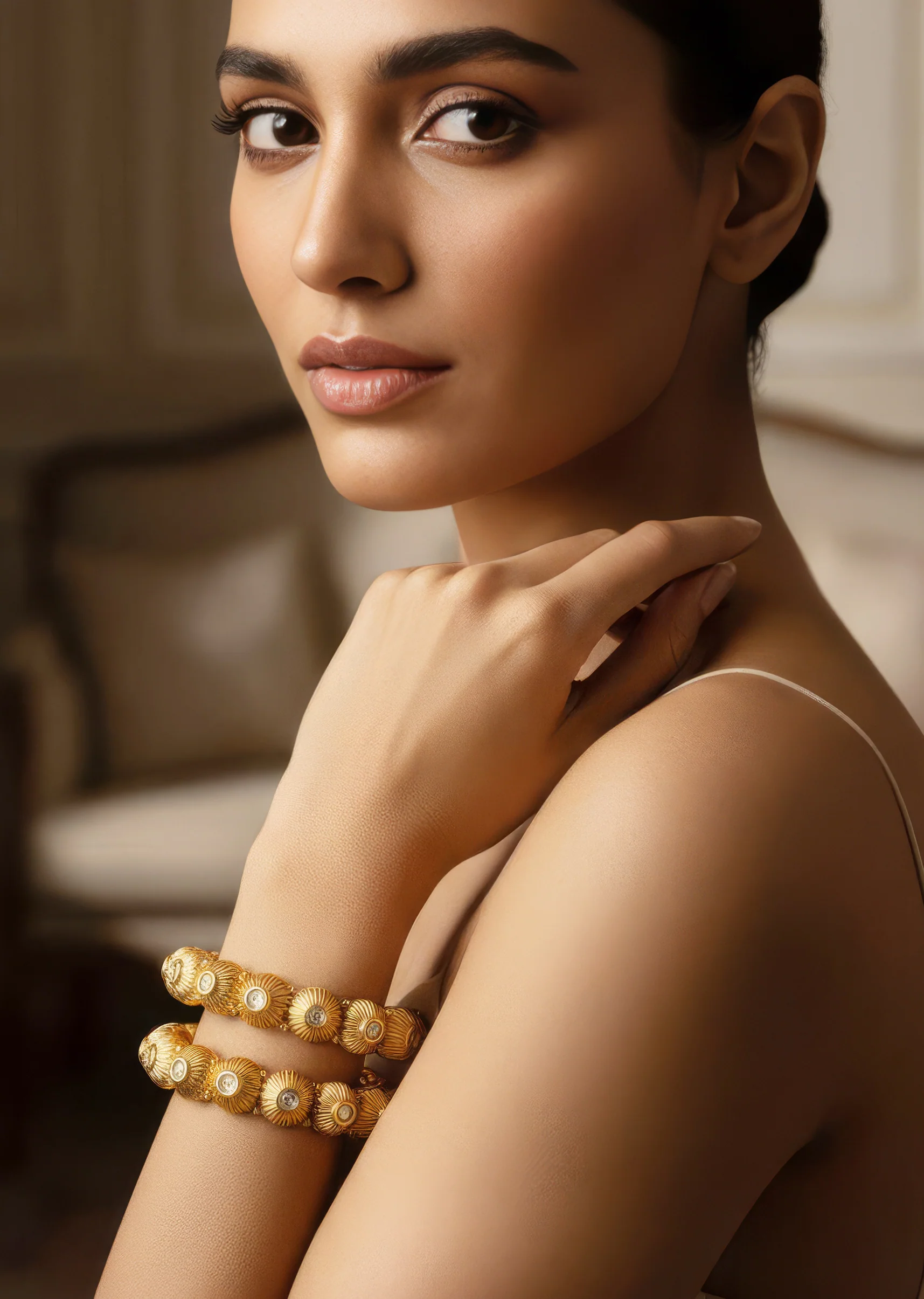 1157-gold-white-kundan-bangles-with-exquisite-detail-1.webp Gold White Kundan Bangles With Exquisite Detail