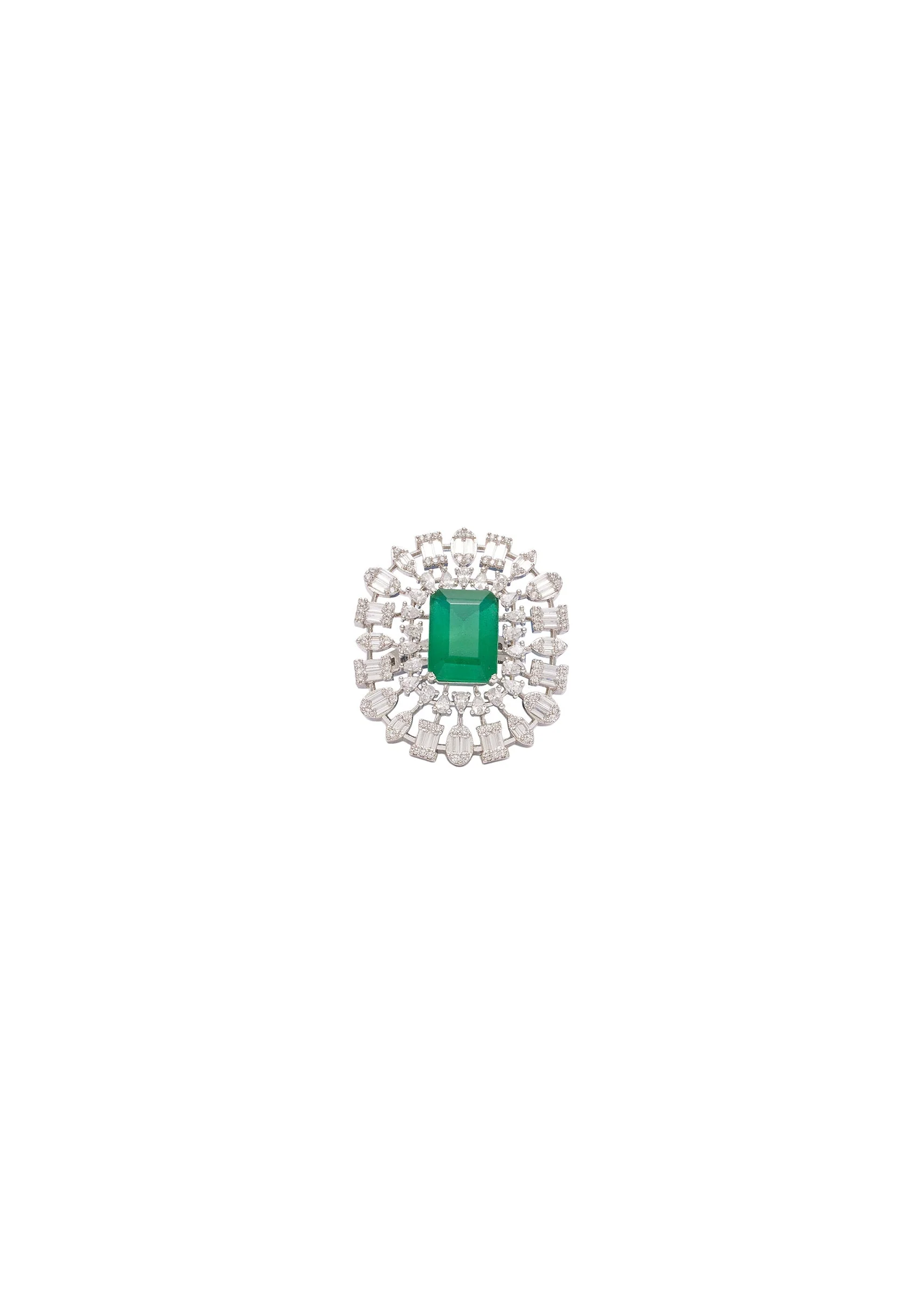 Emerald Green Cocktail Ring