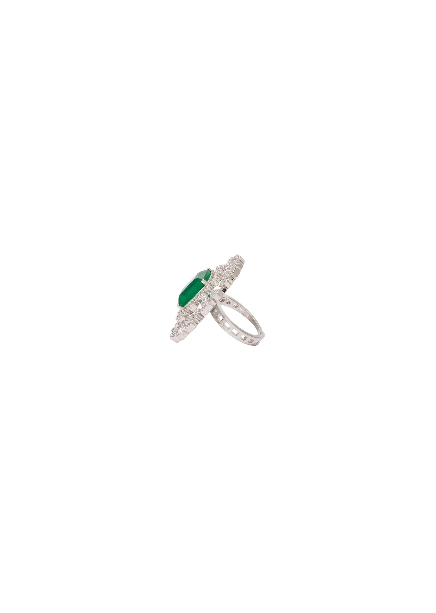 Emerald Green Cocktail Ring