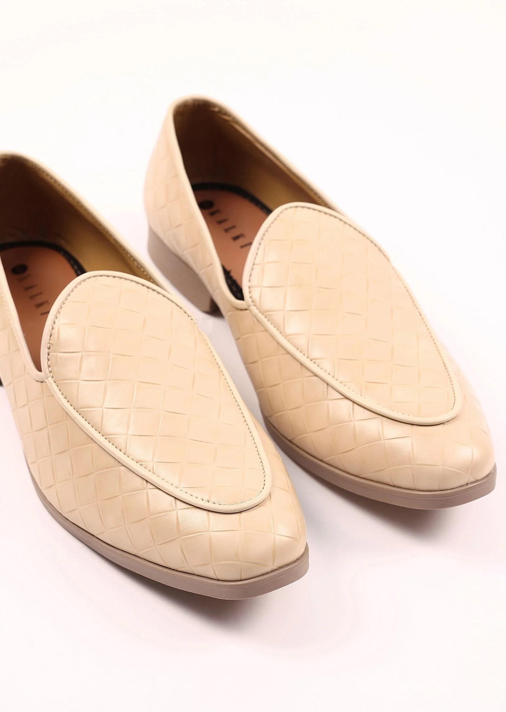 Beige Vegan Leather Jutti