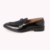 Black Bow Juttis In Velvet