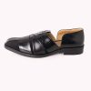 Black Juttis with Textured Detail