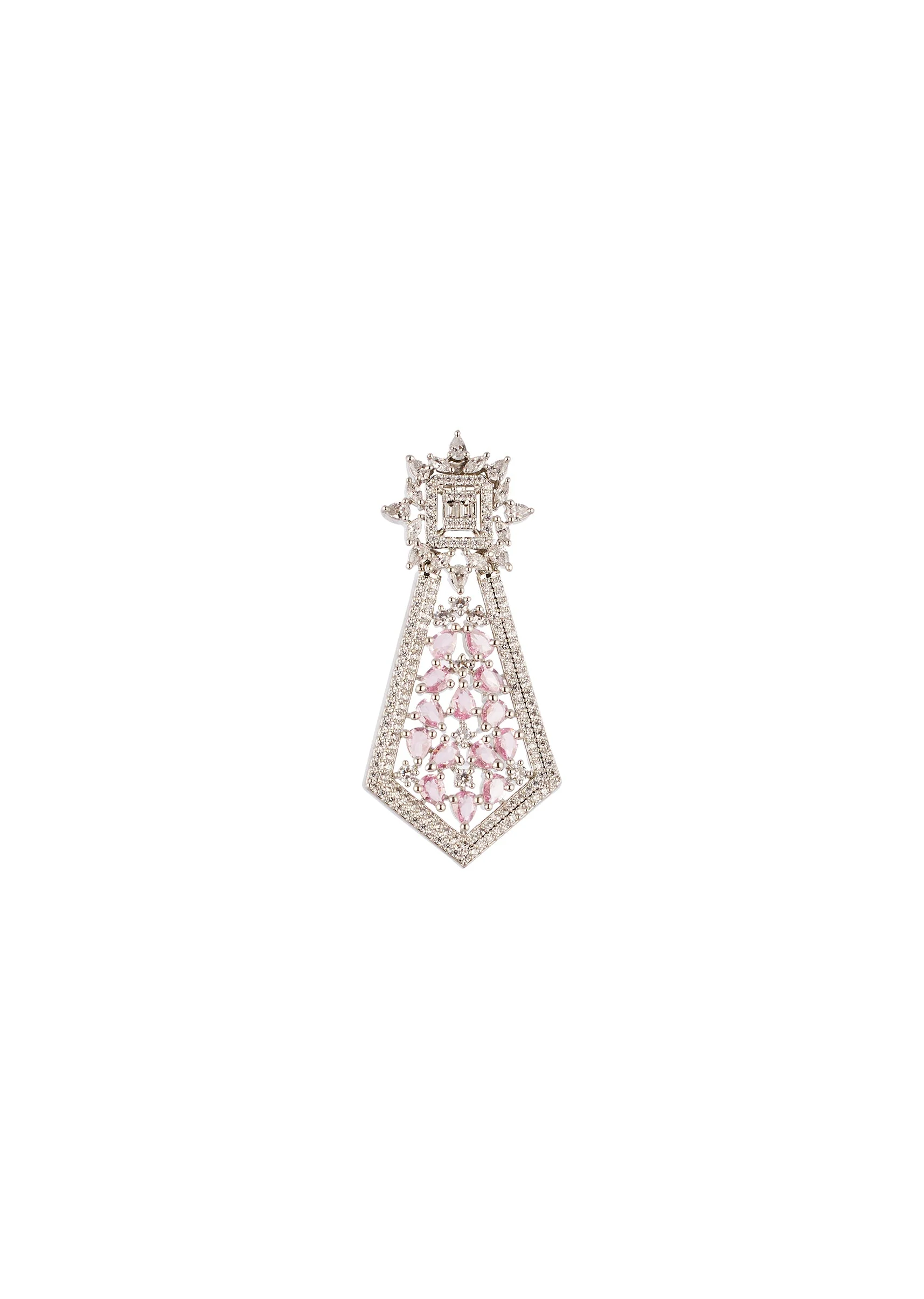 1163-champagne-anti-tarnish-rhodium-plated-brass-long-necklace-set-with-cz-diamond-4.webp Champagne Anti Tarnish Rhodium Plated Brass Long Necklace Set with CZ Diamond