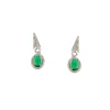 1165-green-cz-diamond-anti-tarnish-rhodium-plated-gemstone-pendant-necklace-set-3.webp Green CZ Diamond Anti Tarnish Rhodium Plated Gemstone Pendant Necklace Set