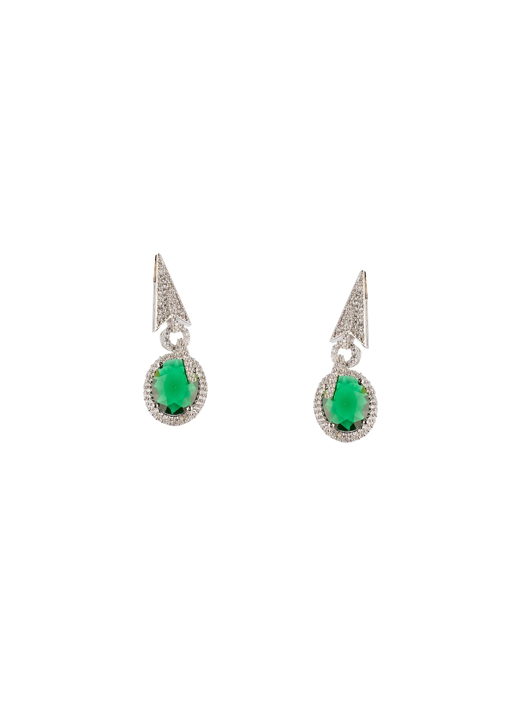 1165-green-cz-diamond-anti-tarnish-rhodium-plated-gemstone-pendant-necklace-set-3.webp Green CZ Diamond Anti Tarnish Rhodium Plated Gemstone Pendant Necklace Set
