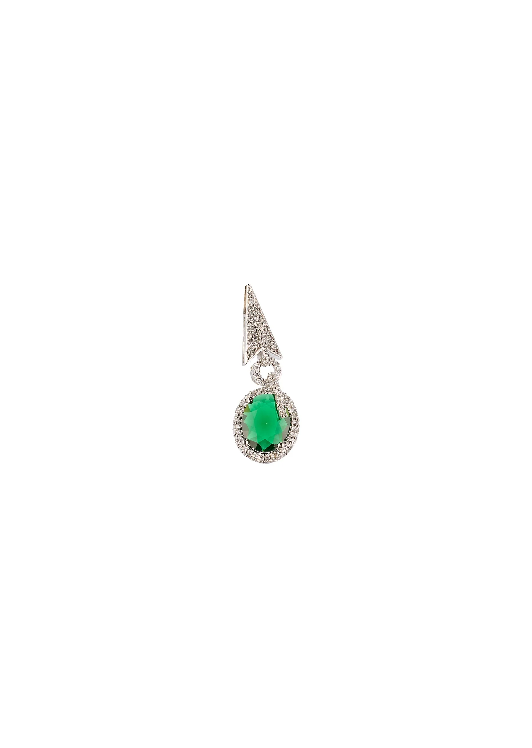 1165-green-cz-diamond-anti-tarnish-rhodium-plated-gemstone-pendant-necklace-set-4.webp Green CZ Diamond Anti Tarnish Rhodium Plated Gemstone Pendant Necklace Set