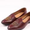 11650-us-7-us-7-variation-2.webp Wine Vegan Leather Jutti With Zardosi Work