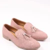 Pink Vegan Leather Tassel Jutti