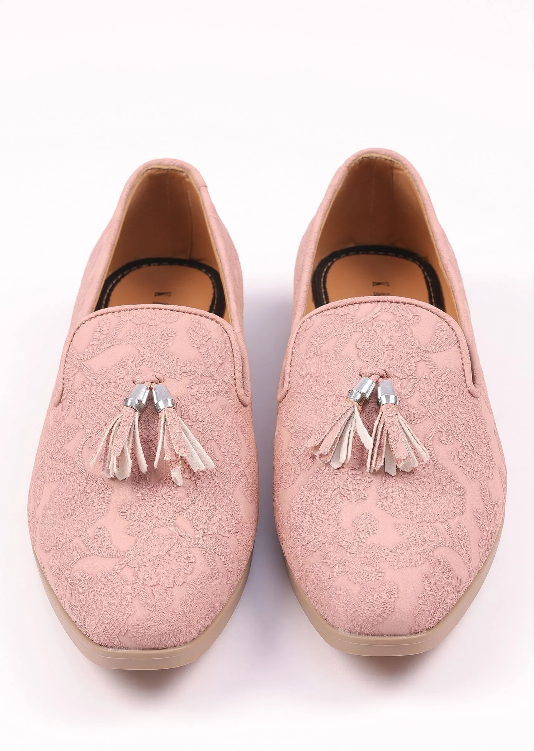 Pink Vegan Leather Tassel Jutti