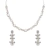 1166-white-silver-necklace-set-with-diamond-detail-3.webp White Silver Necklace Set With Diamond Detail