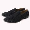 Black Velvet Juttis With Cutdana Work