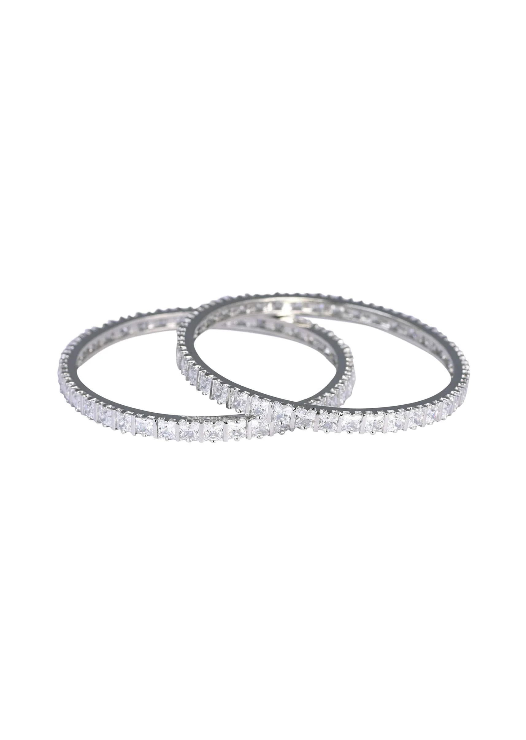 1167-zirconia-studded-92.5-sterling-silver-bangles-set-of-2-2.webp Zirconia Studded 92.5 Sterling Silver Bangles Set of 2