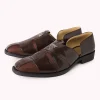 Brown Juttis with Block Heels
