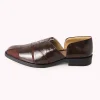 Brown Juttis with Block Heels
