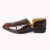 Brown Juttis with Block Heels