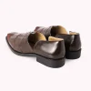 Brown Juttis with Block Heels