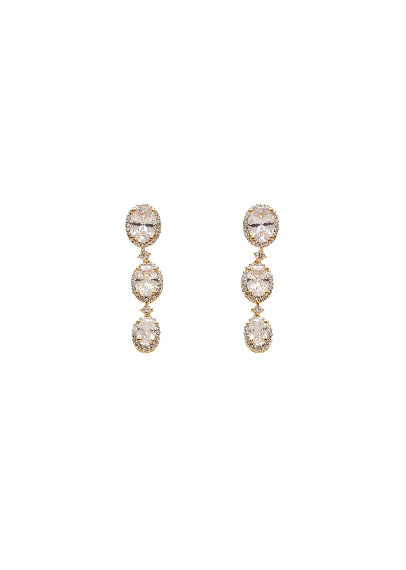 Crystal Layered Necklace Set