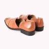 Brown Juttis with Cutwork Detail