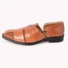 Brown Juttis with Cutwork Detail
