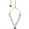 Emerald Drop Kundan Necklace Set