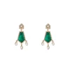 Emerald Drop Kundan Necklace Set
