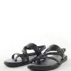 Faux Leather Footwear For Men in Black